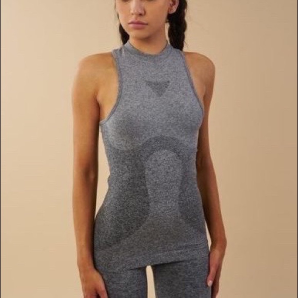 Gymshark Grey Ombré Seamless vest tank